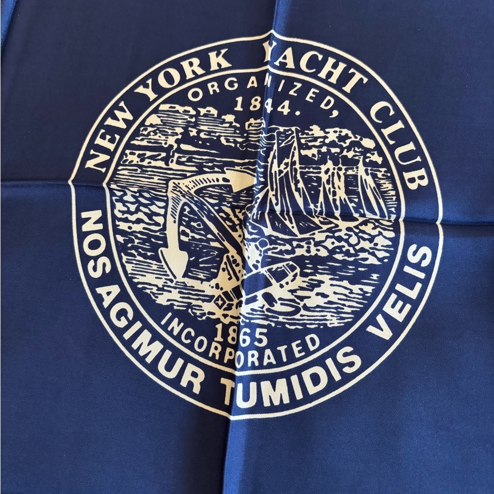 New York Yacht Club Silk Scarf